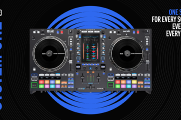 RANE SYSTEMN ONE PROMO BANNER with top down view of the controller