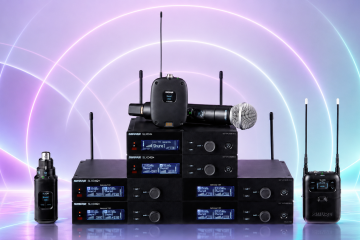 Shure SLXD+ family of components including SLXD1+, SLXD2+, SLXD4+, SLXD4D+, SLXD5+ SLXD3+, SLXD4Q+